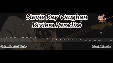 Stevie Ray Vaughan Riviera Paradise Tab Guitar Youtube