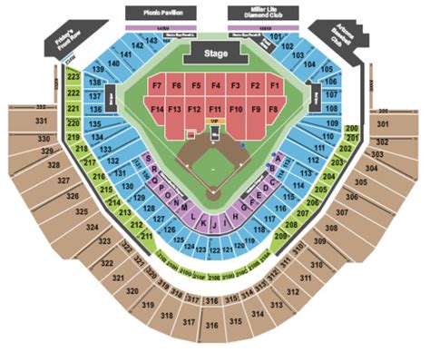 Chase Field Tickets in Phoenix Arizona, Chase Field Seating Charts ...