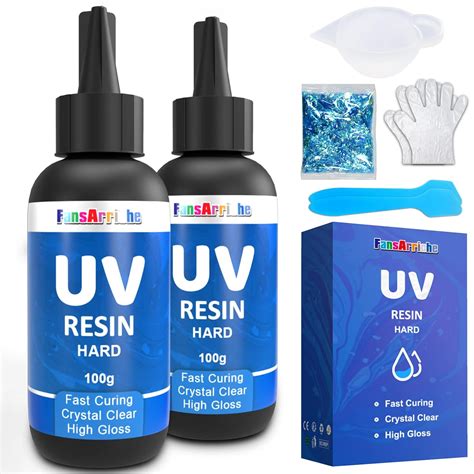 Uv Resin Kit 200g Crystal Clear Ultraviolet Epoxy Resin Uv Hars