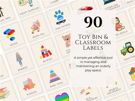 Toy Storage Labels Printable Toy Organization Labels Classroom Labels ...