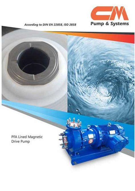 Catalogues Cm Pumps Systems Sealless Magnetic Drive Chemical