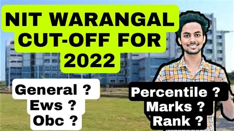 Nit Warangal Cut Off For Marks Percentile Required In Jee Main