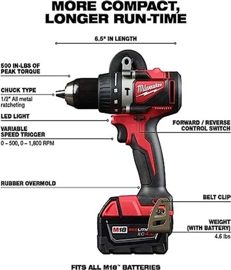 Milwaukee M In Brushless Hammer Drill Nexlar E Commerce