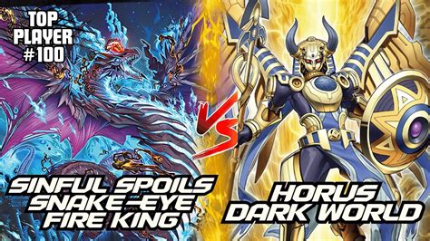 S S Snake Eye Fire King Vs Horus Dark World High Rated Db Feb