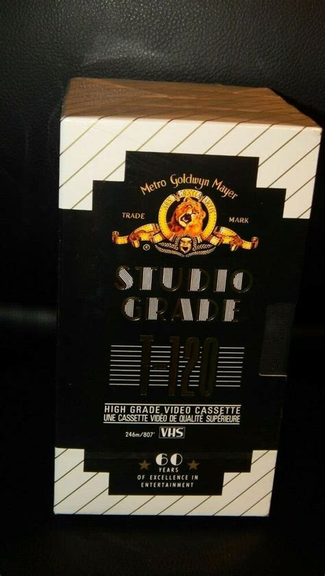 New Sealed MGM Studio Grade Blank VHS Tapes- T-120 - Recordable 4 Pack ...