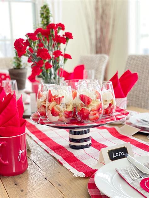 Decorating Ideas For A Galentine S Day Brunch Plaids And Poppies In