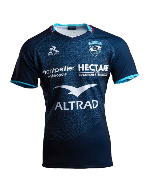 Maillot Domicile Replica 2024 2025 Montpellier Hérault Rugby