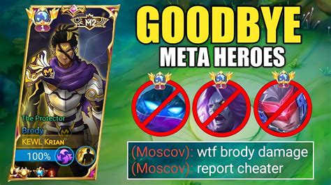 Goodbye Meta Heroes Brody New Meta Destroyer Build Will Make Him Meta