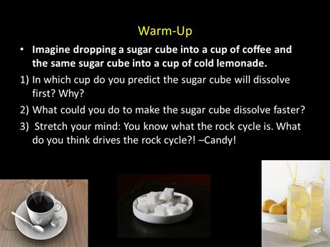 Unit 2 Day 3 Physical And Chemical Weathering Warm Up Imagine Dropping A