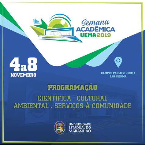 UEMA Inscrições abertas para Semana Acadêmica UEMA 2019