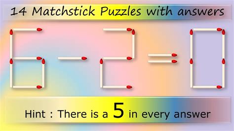 Matchstick Puzzles #023 - YouTube