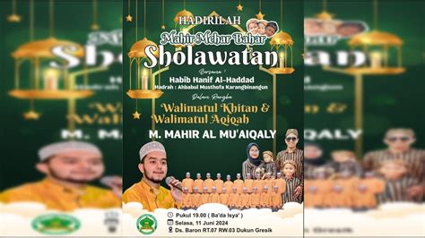 Live Baron Bersholawat Bersama Habib Hanif Al Haddad Ft Ahbaabul