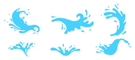 Water And Juice Splash Liquide Fresh Royalty Free Vector