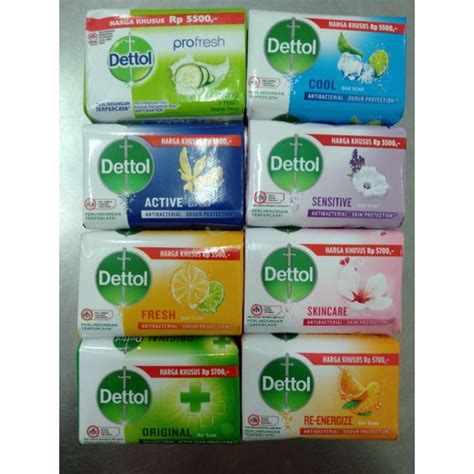 Jual Dettol Sabun Batang Sabun Mandi 100gr Shopee Indonesia