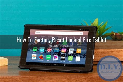 How To Reset Amazon Fire Tablet Ready To Diy