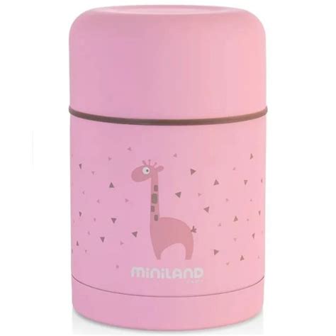 Термос для еды MINILAND Silky Thermos розовый 600 мл 89222 MINILAND ...