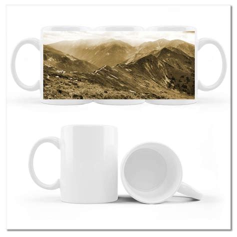 Kubek ceramiczny Foto Tatry Polskie góry Widok 330 ml ZeSmakiem