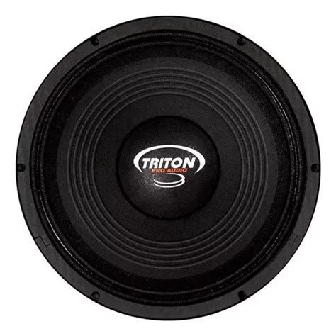 Woofer Medio Grave Triton Slx W Rms Ohms Pared O Cor Preta