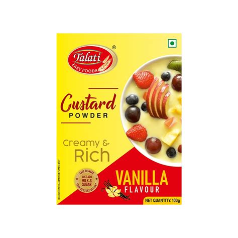 Talati Vanilla Flavoured Custard Powder Price Buy Online At Best