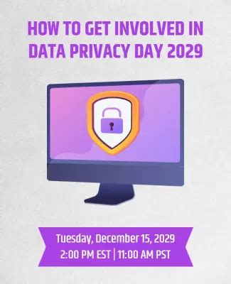 Data Privacy Day Poster Templates - PhotoADKing