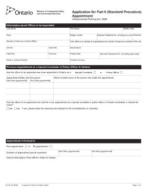 Fillable Online Forms Ssb Gov On Application For Part Ii Standard