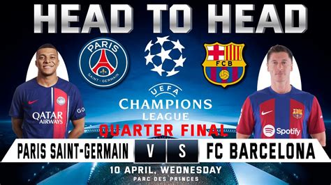 PARIS SAINT GERMAIN Vs FC BARCELONA PREDICTIONS Head To Head Stats