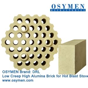 Low Creep High Alumina Brick For Hot Blast Stove Osymen Refractories