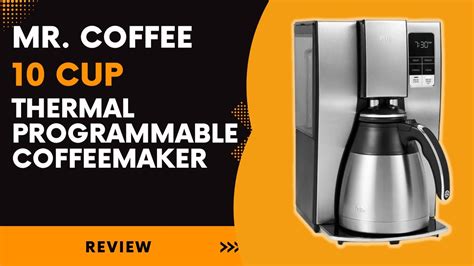 Mr Coffee Programmable Coffee Maker Mr Coffee 10 Cup Thermal