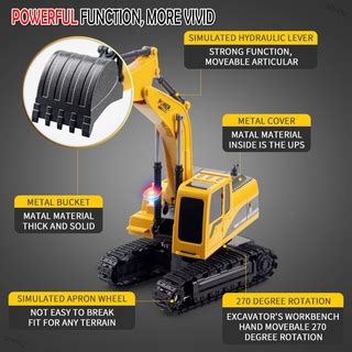 Mini Rc Truck Ghz Ch Rc Excavator Rechargeable Simulated