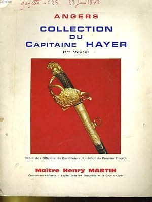 Catalogue De Ventes Aux Encheres Collection Du Capitaine Hayer Re