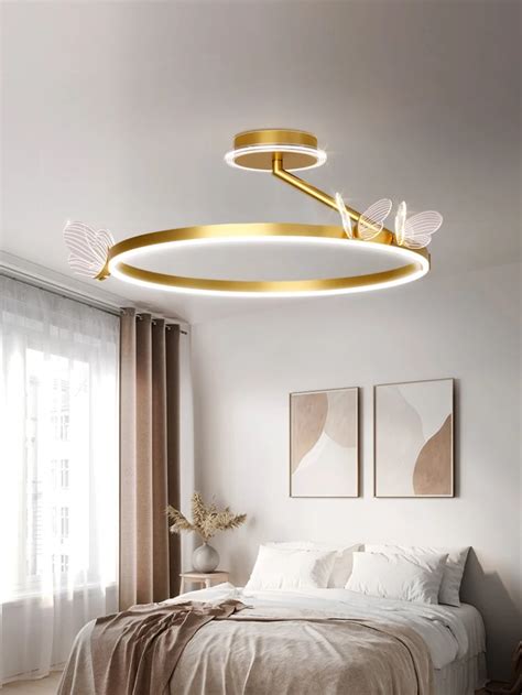 Lustre De Luxo Borboleta Nordic Lustre Sala Jantar Quarto Sal O Ouro