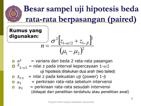 Visi Program Studi Sarjana Kesehatan Masyarakat Fikes Uhamka Ppt