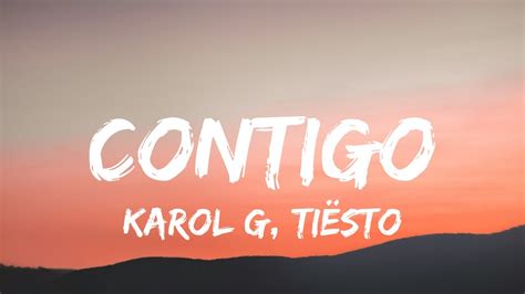 Karol G Ti Sto Contigo Letra Lyrics Youtube