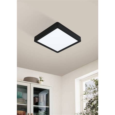 Eglo Leuchten FUEVA Z Deckenaufbauleuchte LED Schwarz 900109 Lampe De