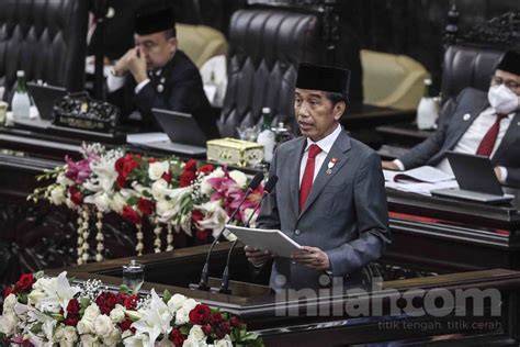 Foto Pidato Presiden Tentang Nota Keuangan Dan Ruu Apbn