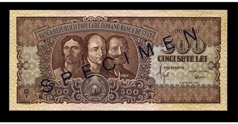 Bancnote Romania Bani Vechi 500 Lei 1949 SPECIMEN Necirculata UNC