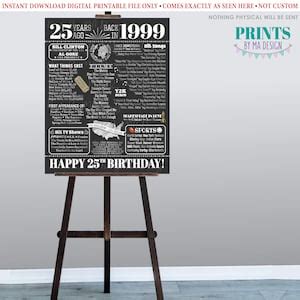 Th Birthday Poster Board Born In The Year Flashback Years