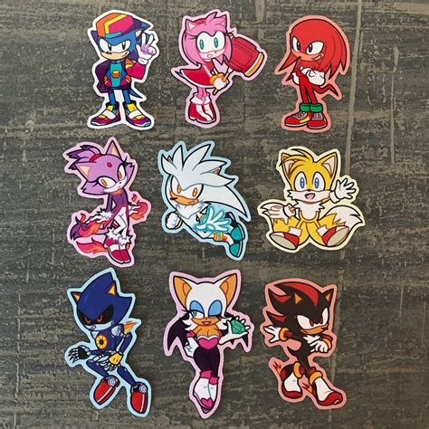 Sonic Stickers Azulila