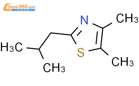873 64 3 2 乙基 4 5 二甲基噻唑CAS号 873 64 3 2 乙基 4 5 二甲基噻唑中英文名 分子式 结构式 960化工网