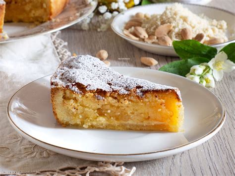 Torta Alle Mandorle Con Crema Al Limone Dolci Di Frolla