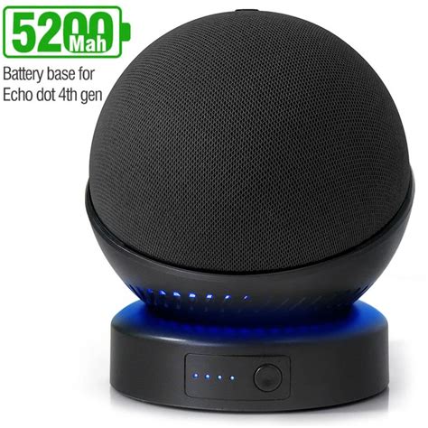 Battery Base For Echo Dot Th Gen Portable Rechargeable