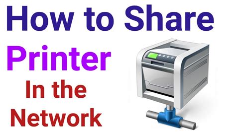 How To Share A Printer In The Network Printer Sharing How To Do