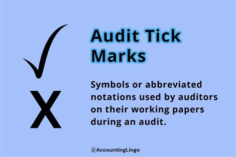 Audit Tick Marks A Guide To Understanding