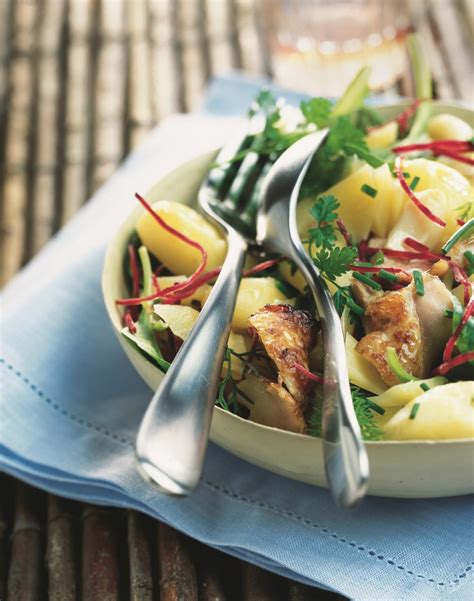 Recette Salade De Pommes De Terre Froide Au Poulet Marie Claire