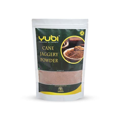 Yubi 1 Kg Natural Sugarcane Jaggery Vellam Nattu Sakkarai Bellam