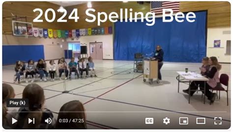 Spelling Bee Seward Elementary