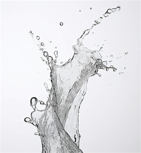 Water Splash Pencil Drawing