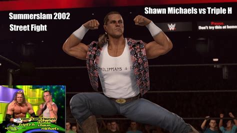 Triple H Vs Shawn Michaels Summerslam 2002