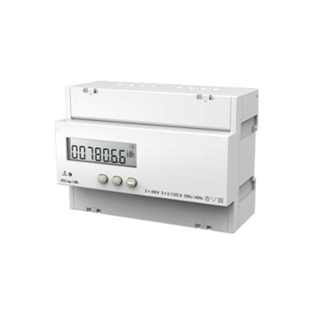 Din Rail Mounted 3 Phase Lcd Display Digital Energy Meter