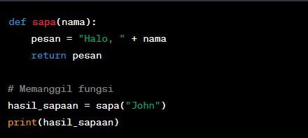 Coding Python Sederhana Dengan Fungsi Def